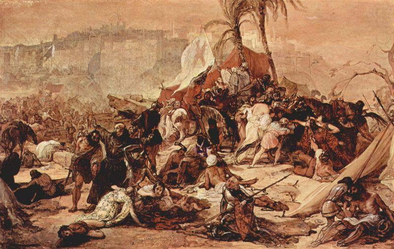 The Seventh Crusade against Jerusalem, Francesco Hayez